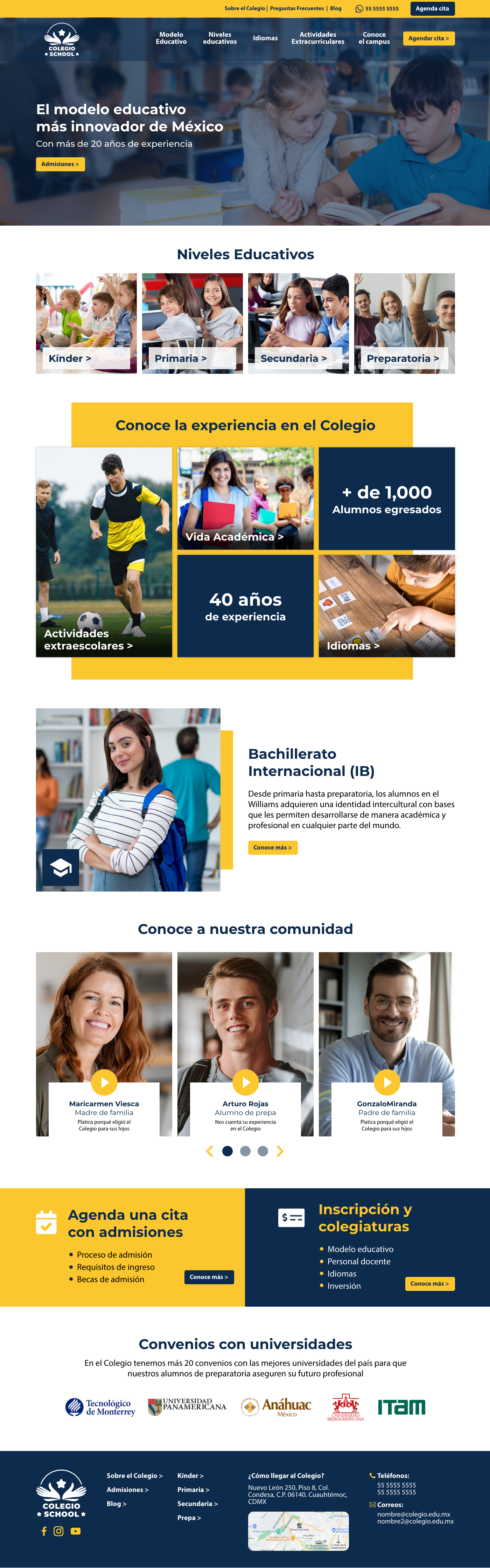 Startup page Template